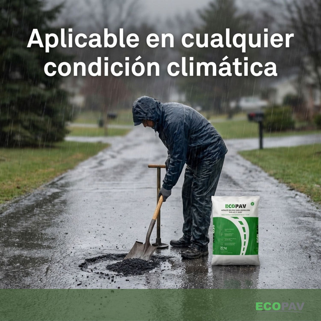 ECOPAV® - Asfalto de reparación perdurable y 100% sostenible