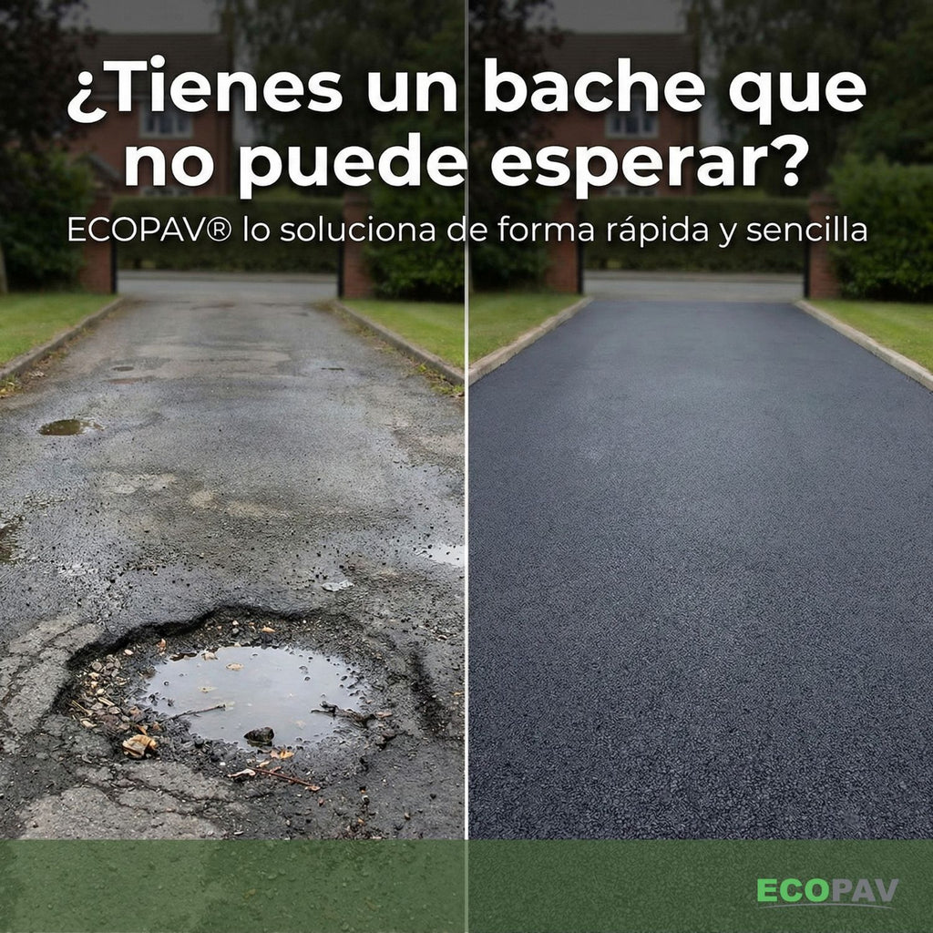 ECOPAV® - Asfalto de reparación perdurable y 100% sostenible