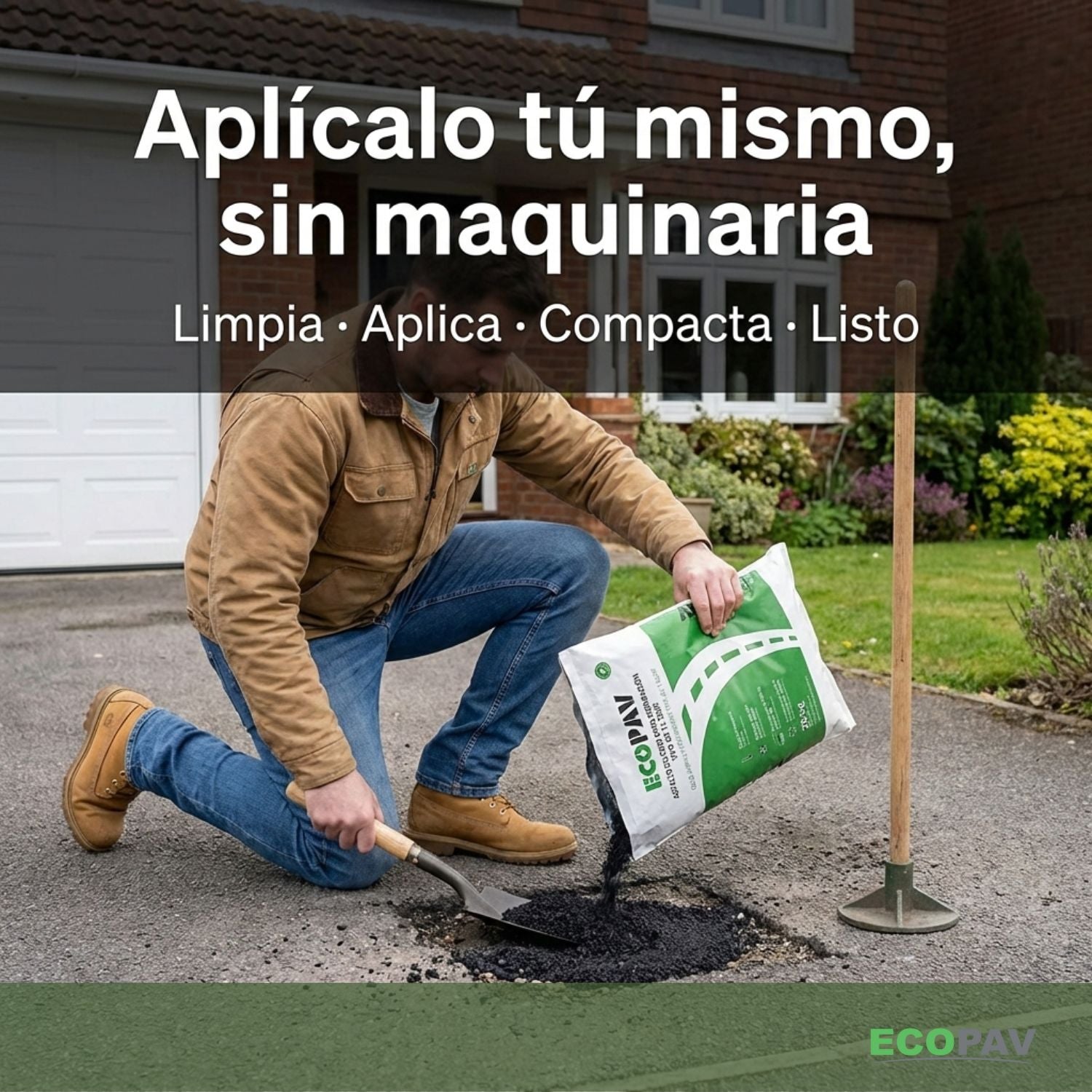 ECOPAV® - Asfalto de reparación perdurable y 100% sostenible